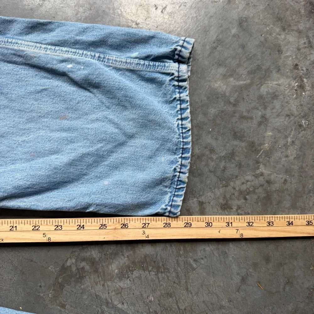 Vintage 50s 60s Big Smith Sanforized Denim Overalls Workwear True VTG Mens 34x29